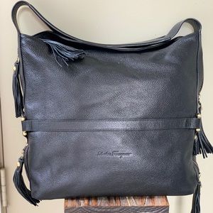 Salvatore Ferragamo Leather Hobo Bag